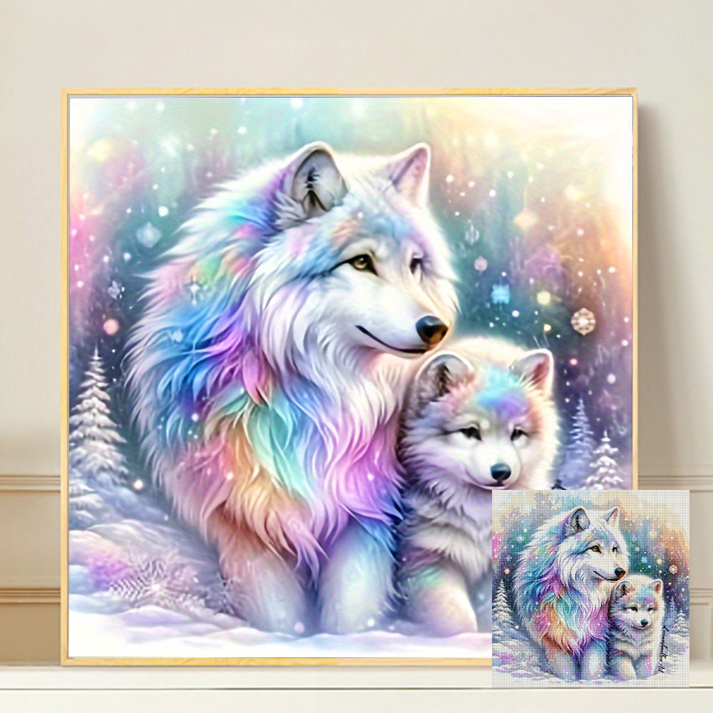 Animal Diamond Painting Comple - đánh giá và giá Photo Mosaic Print