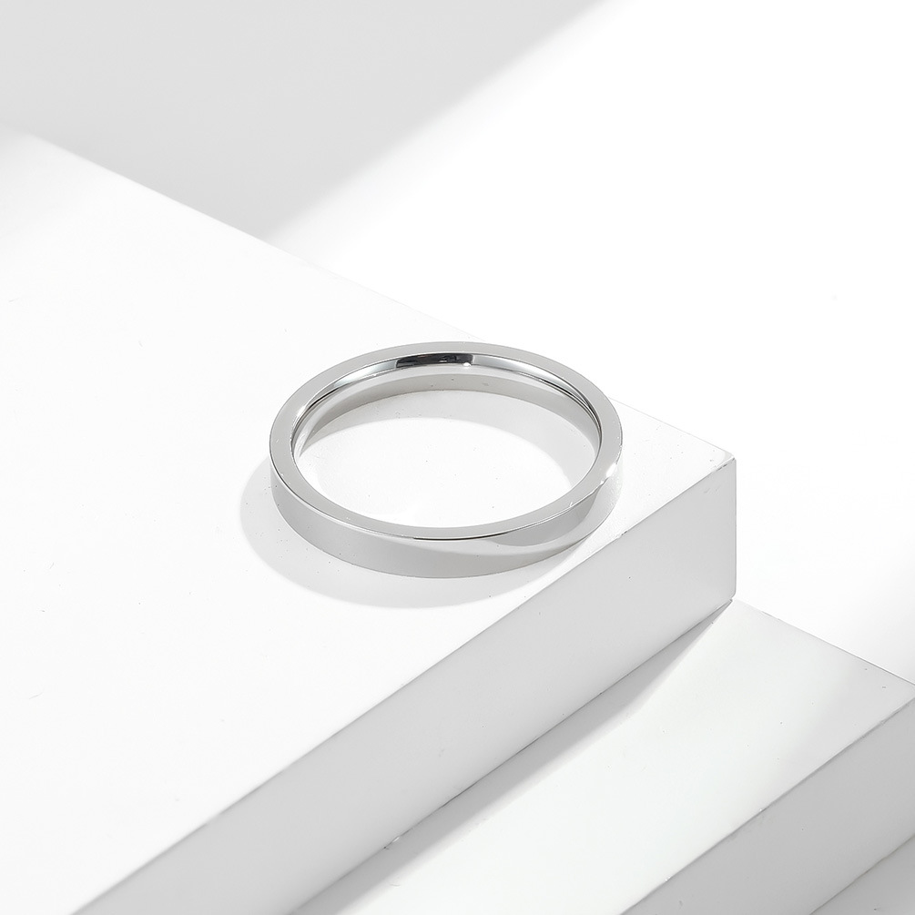 3MM Classic Simple 316L Stainl - đánh giá và giá Initial Ring Custom