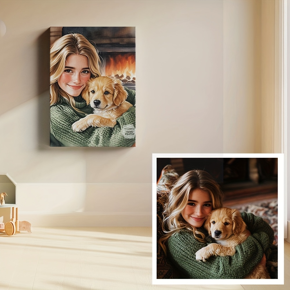 Custom Photo Canvas Print - Ha - đánh giá và giá Pet Portrait Custom